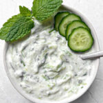 Yogurt and cucumber dip ( mast O khiar)